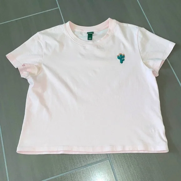 Wild Fable Women’s Short Sleeves Shrunken Boxy T-Shirt - Picture 1 of 9